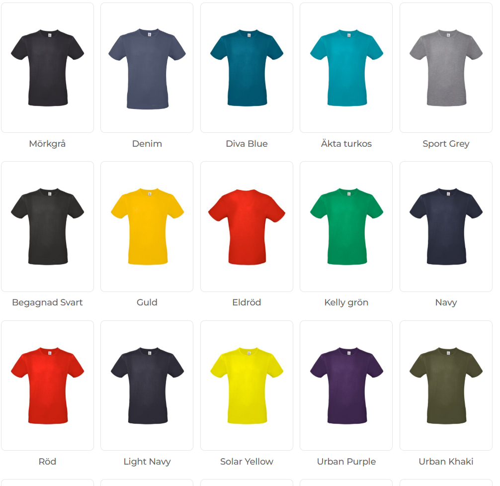 B&C BC01T - Standard Tshirt