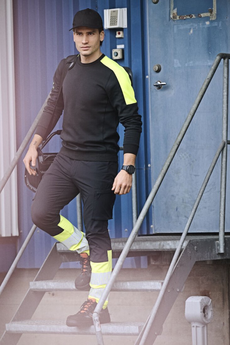 Jobman 2328 Servicebyxa Stretch Varsel klass 1